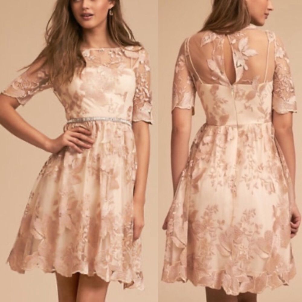 BHLDN Adrianna Papell Nadine Dress size 10